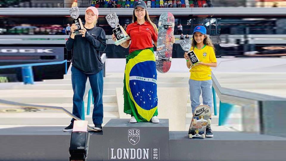 Maranhense de 11 anos ganha bronze no mundial de skate em Londres